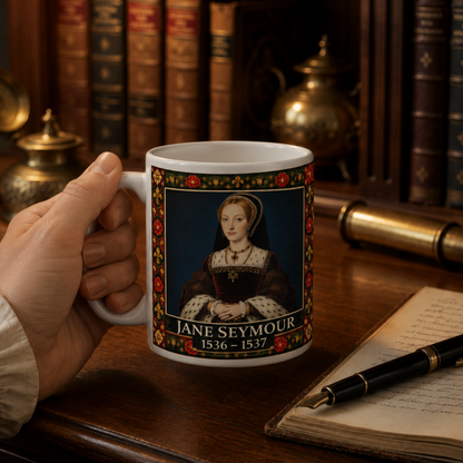 Jane Seymour Portrait Mug — Tudor History Gift for History Lovers