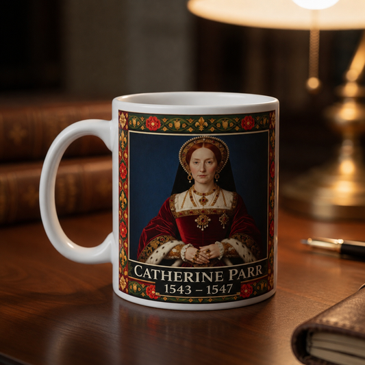 Catherine Parr Portrait Mug — Tudor History Gift for History Lovers