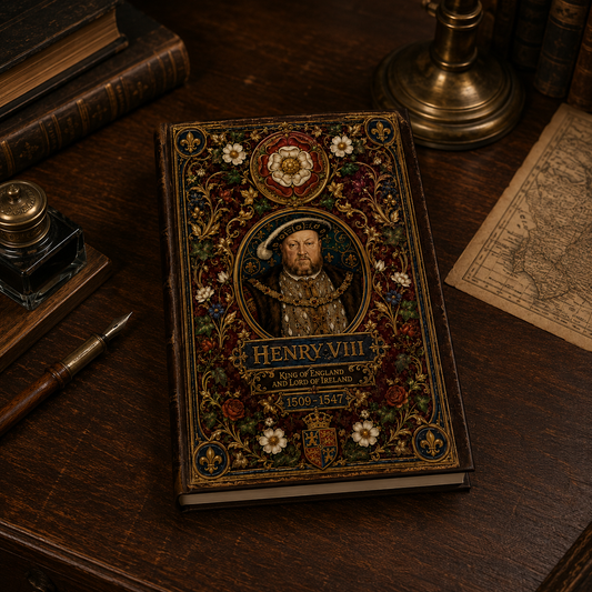 Henry VIII Hardback Journal — Tudor History Gift for Writers & Historians