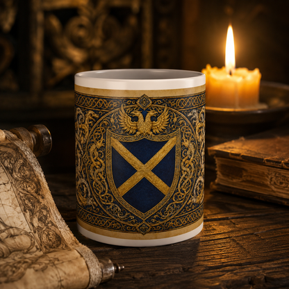 Kingdom of Mercia Mug — Anglo-Saxon Heraldic History Gift