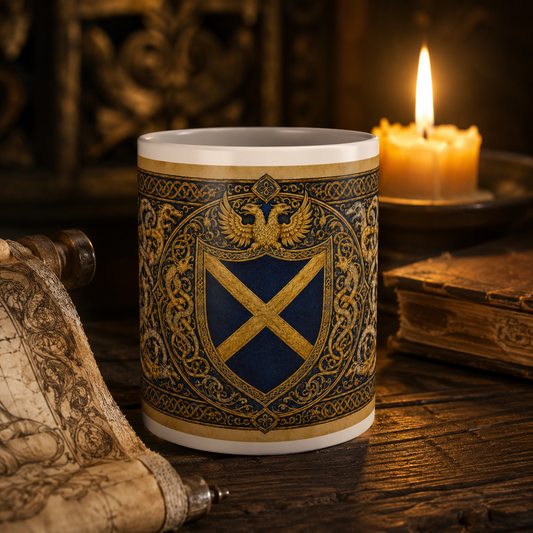 Kingdom of Mercia Mug — Anglo-Saxon Heraldic History Gift