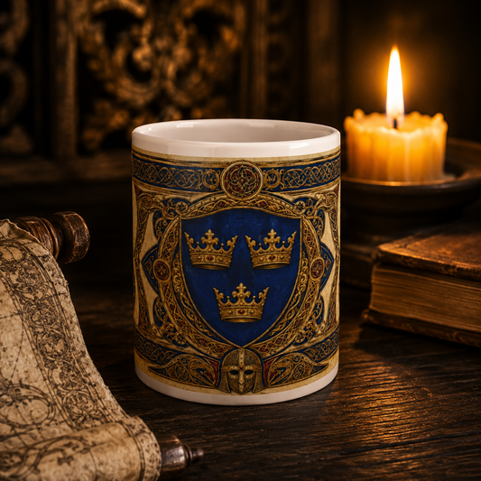 Kingdom of East Anglia Mug — Anglo-Saxon Heraldic History Gift