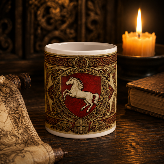 Kingdom of Kent Mug — Anglo-Saxon Heraldic History Gift