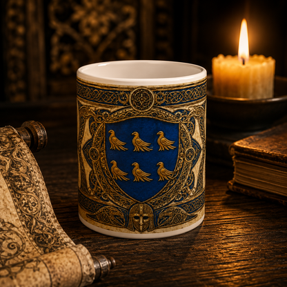 Kingdom of Sussex Mug — Anglo-Saxon Heraldic History Gift