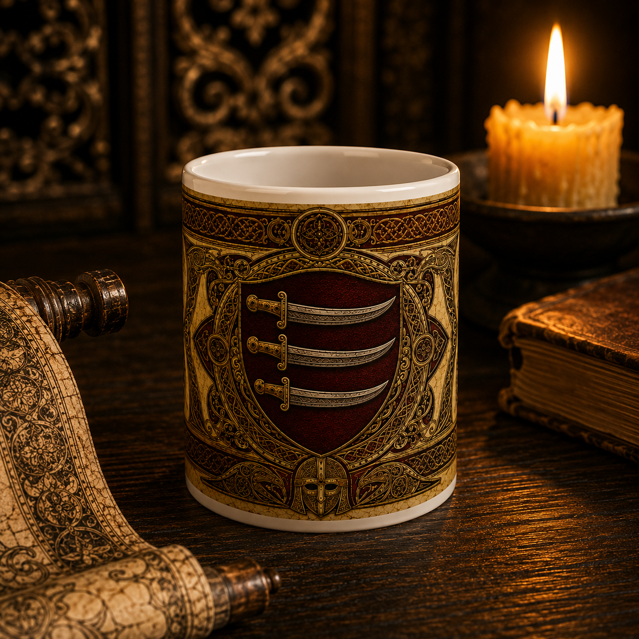 Kingdom of Essex Mug — Anglo-Saxon Heraldic History Gift
