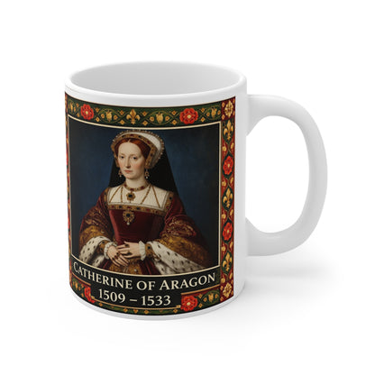 Catherine of Aragon Portrait Mug — Tudor History Gift for History Lovers