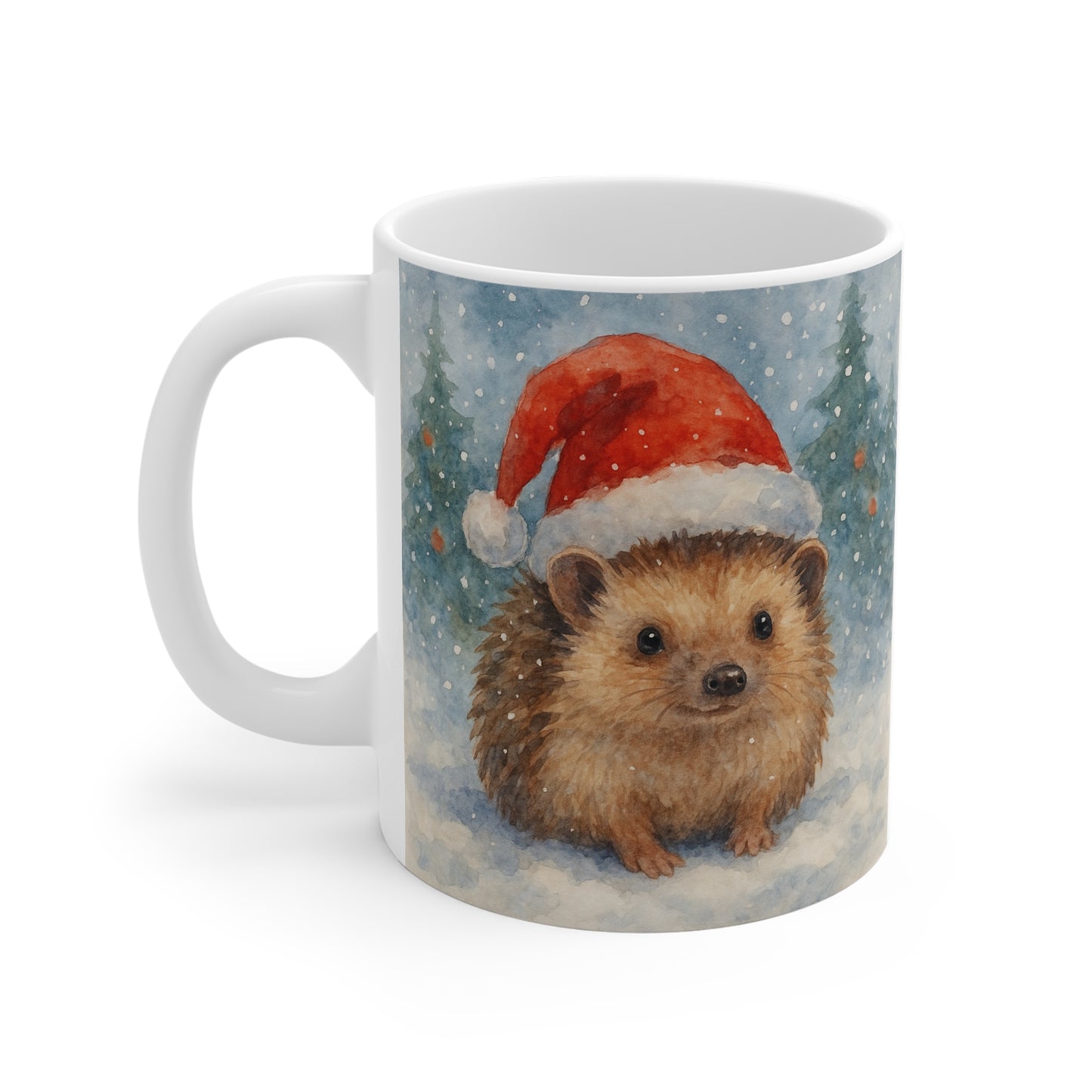 Christmas Hedgehog Mug