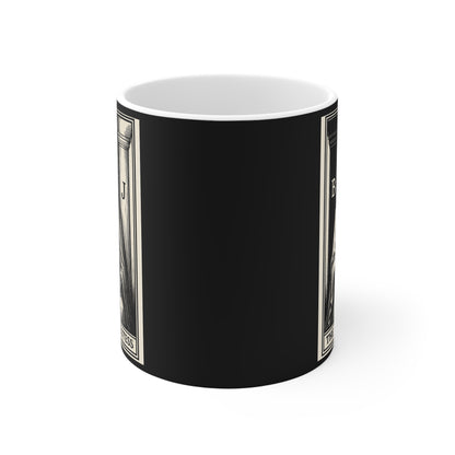 The High Priestess Skeleton, Tarot Card Mug