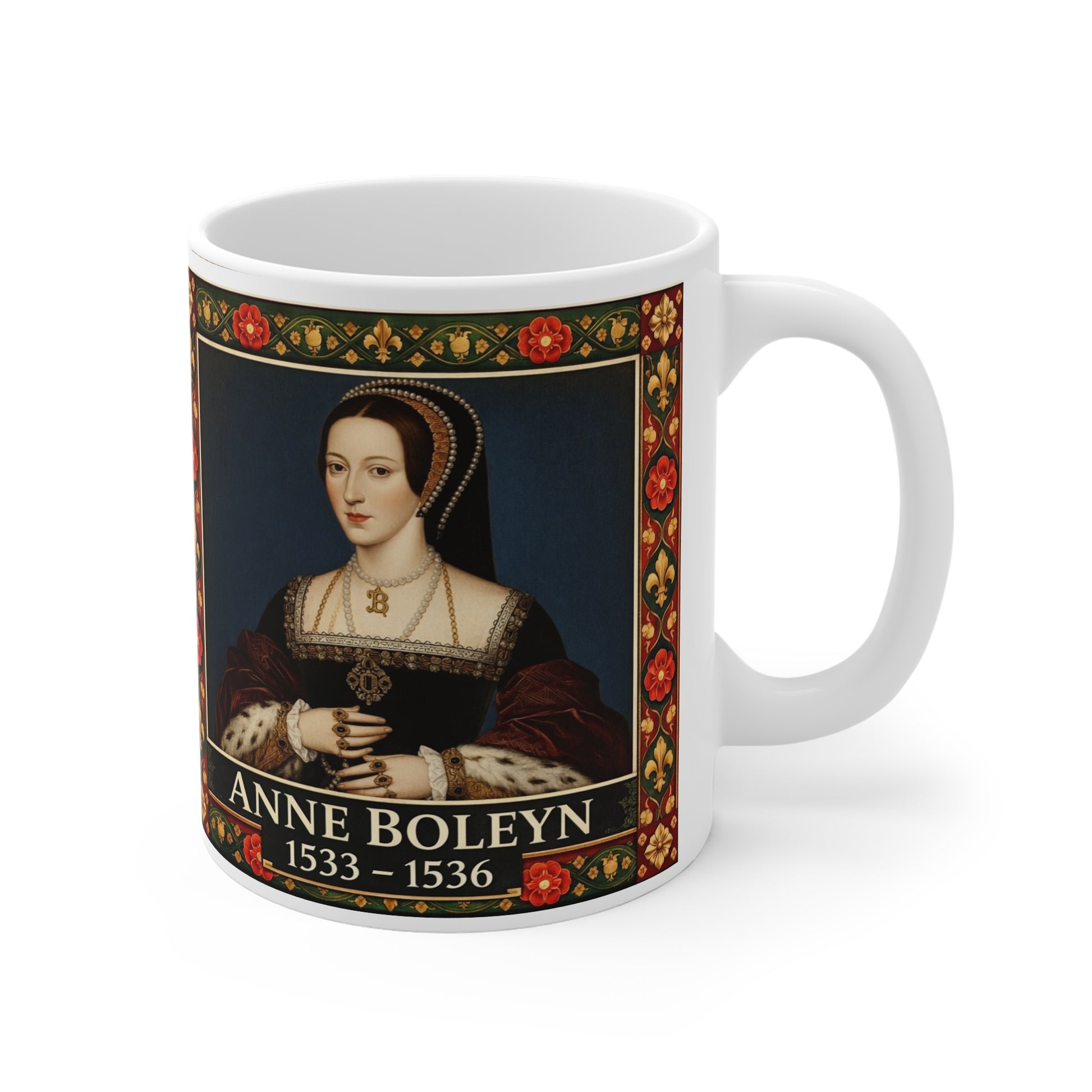Anne Boleyn Portrait Mug — Tudor History Gift for History Lovers