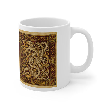 Kingdom of Northumbria Mug — Anglo-Saxon Heraldic History Gift