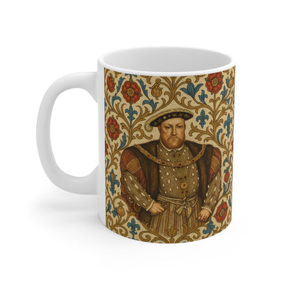 Henry VIII Tudor Rose Pattern Mug