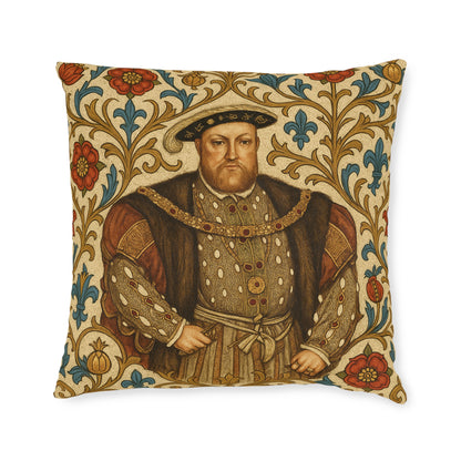 Henry VIII Tudor Rose Cushion — Regal History Gift Throw Pillow