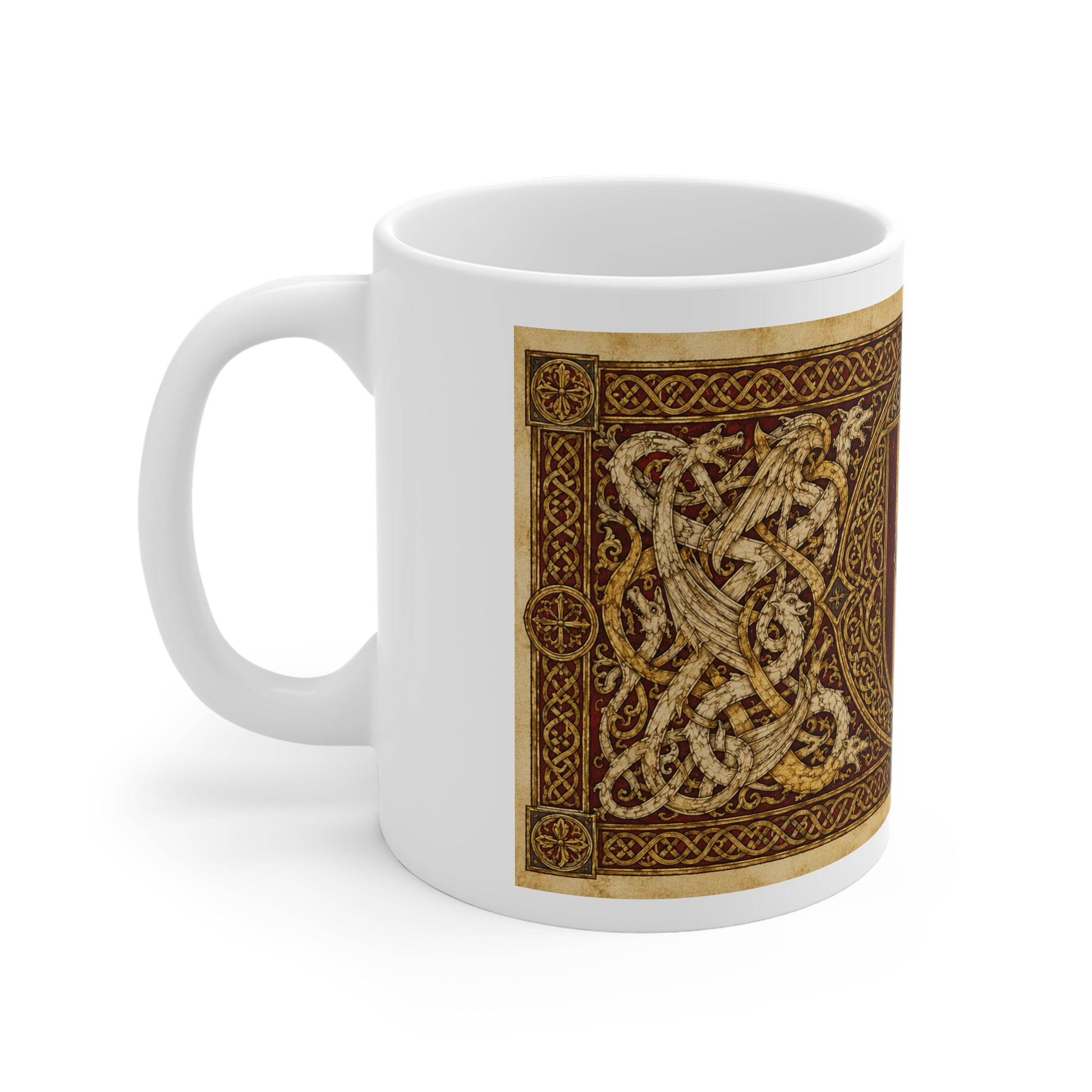 Kingdom of Northumbria Mug — Anglo-Saxon Heraldic History Gift