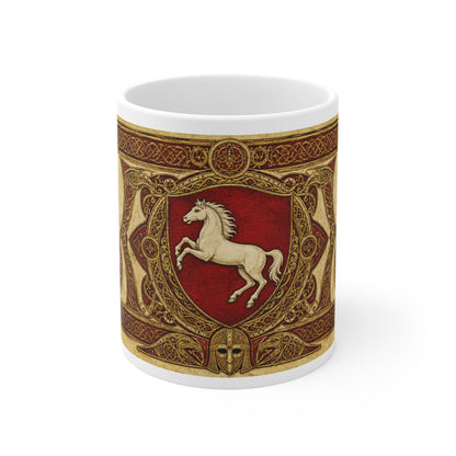 Kingdom of Kent Mug — Anglo-Saxon Heraldic History Gift