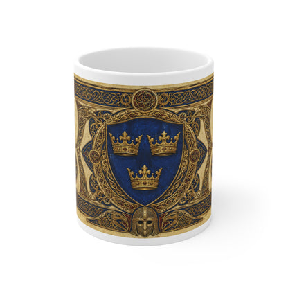 Kingdom of East Anglia Mug — Anglo-Saxon Heraldic History Gift