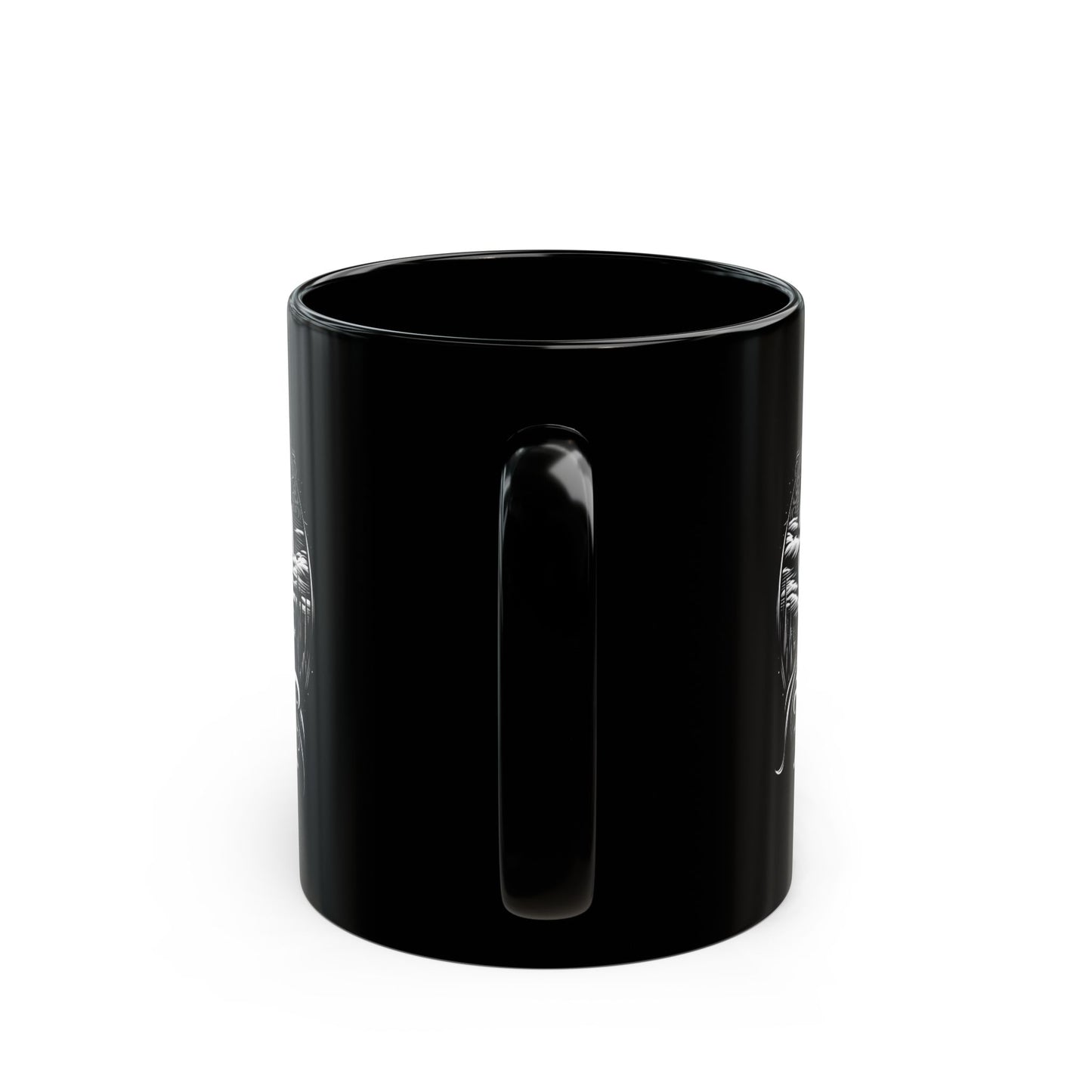 Endless Knight Logo Black Mug — Gothic Gift for Dark Aesthetic Fans