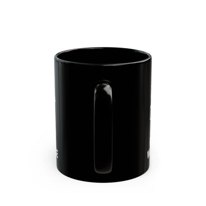 Resting Witch Face Mug - Black