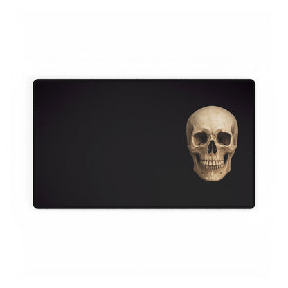 Black skull desk mat, 23.6 x 13.8 inch gaming and office mouse pad