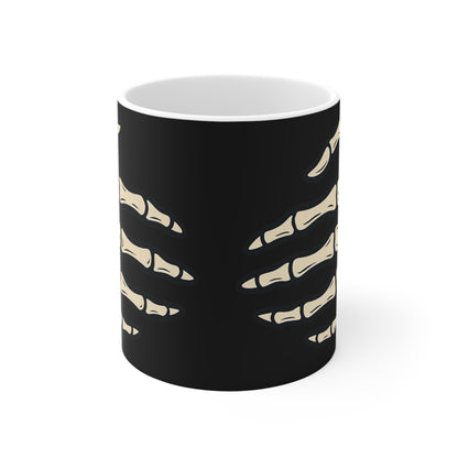 Skeleton Hands Coffee Mug