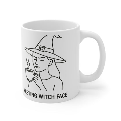 Resting Witch Face Coffee Mug