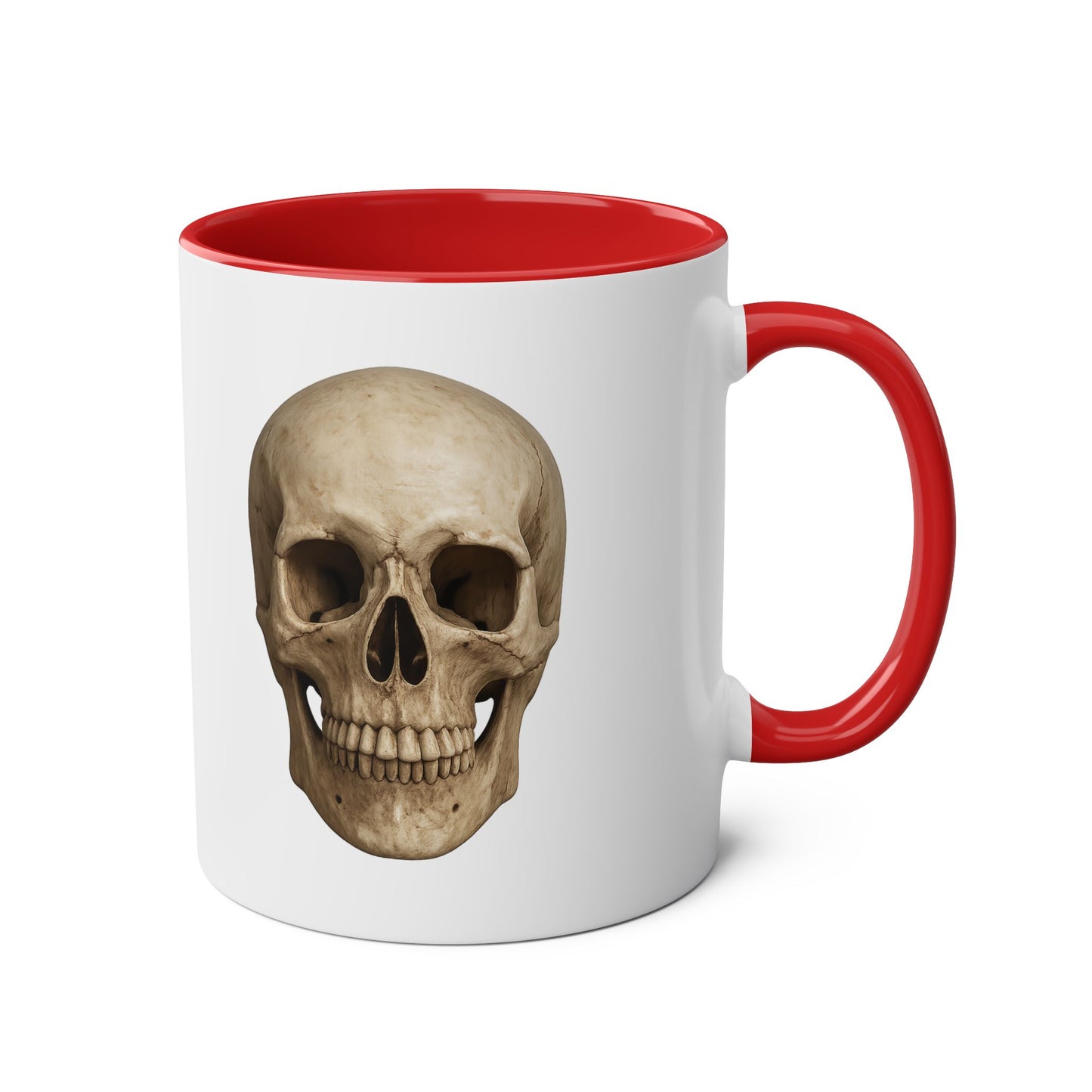 Two Tone Skull Coffee Mug