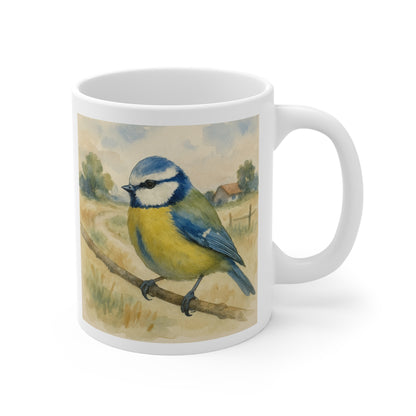 Watercolor Blue Tit Mug