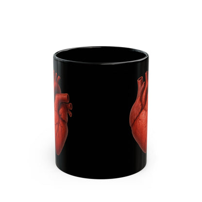 Human Heart Mug - Black