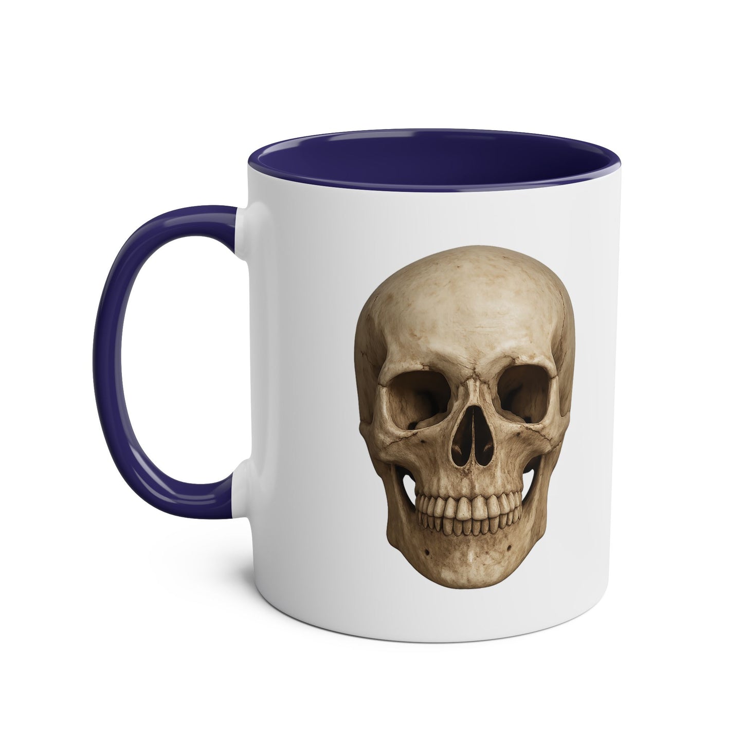Two Tone Skull Coffee Mug