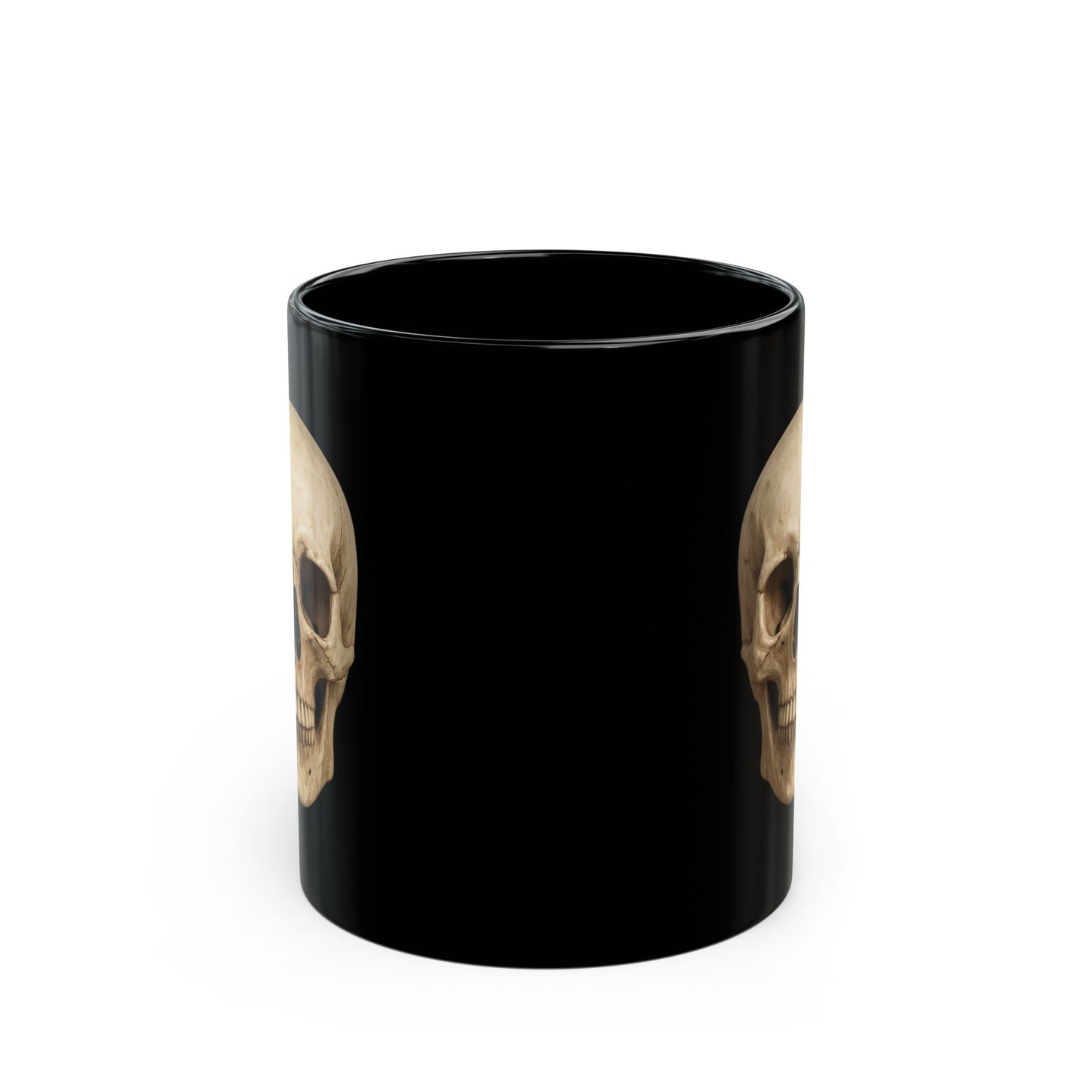 Black Skull Coffee Mug