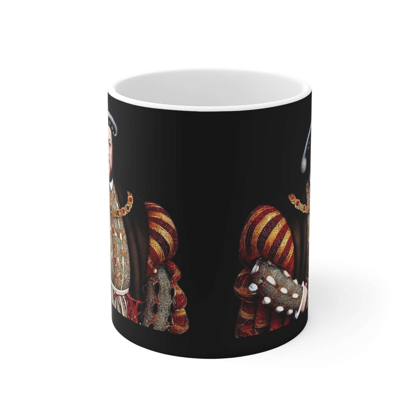 Black Henry VIII Portrait Mug