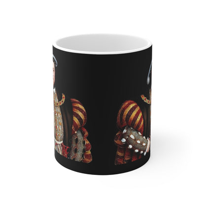 Black Henry VIII Portrait Mug