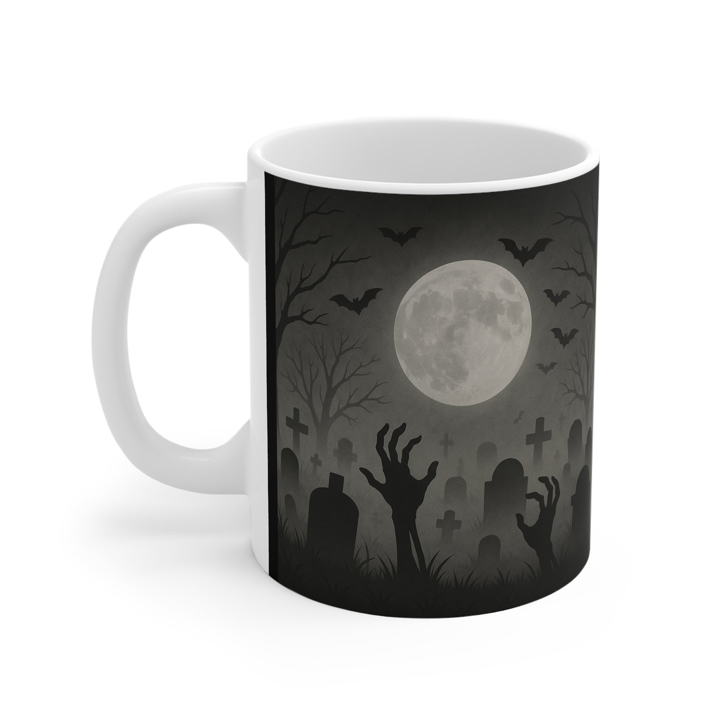 Spooky Graveyard Mug