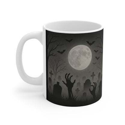 Spooky Graveyard Mug