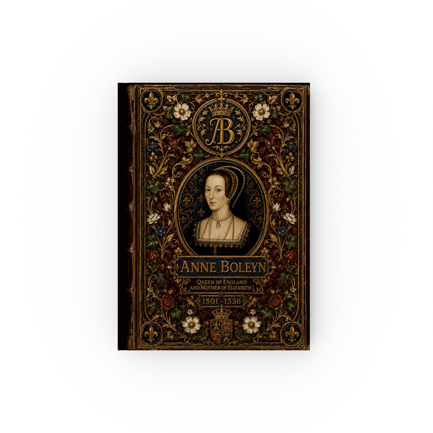 Anne Boleyn Hardback Journal — Tudor History Gift for Writers & Historians