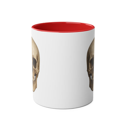 Two Tone Skull Coffee Mug