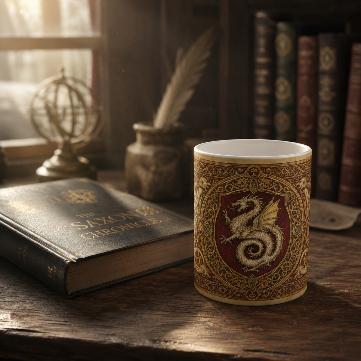 Kingdom of Wessex Mug — Anglo-Saxon Heraldic History Gift