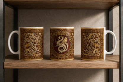 Kingdom of Wessex Mug — Anglo-Saxon Heraldic History Gift