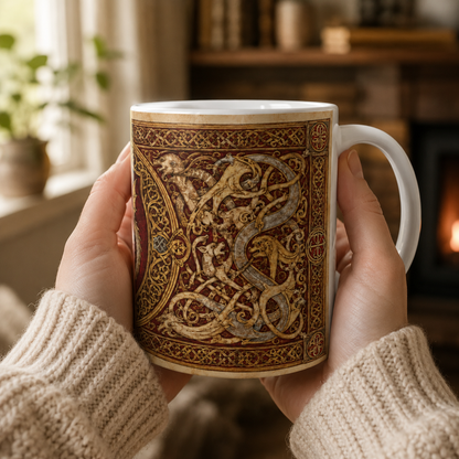 Kingdom of Wessex Mug — Anglo-Saxon Heraldic History Gift