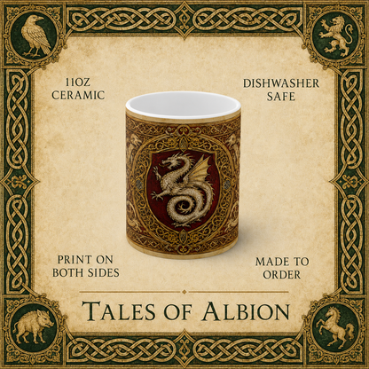 Kingdom of Wessex Mug — Anglo-Saxon Heraldic History Gift