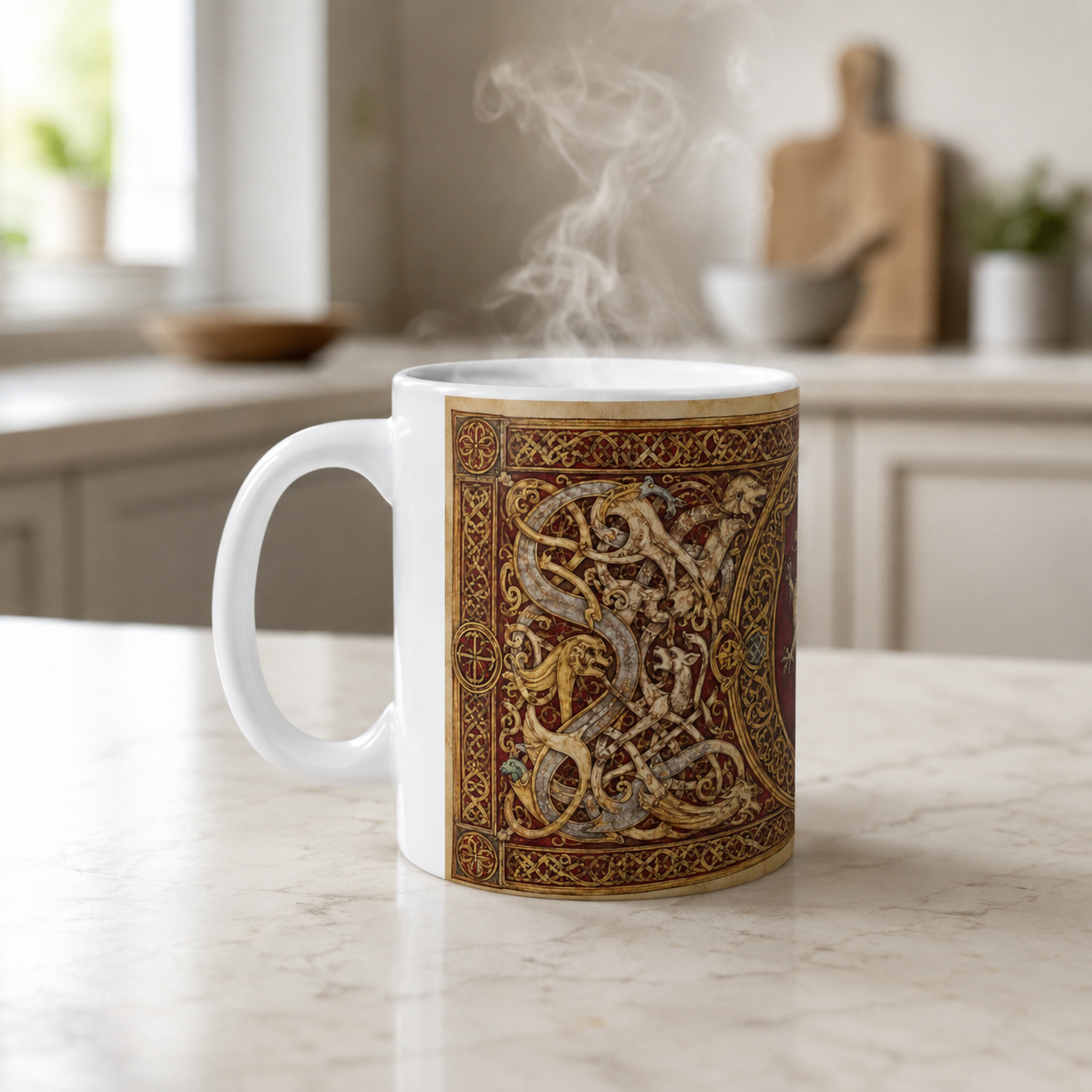 Kingdom of Wessex Mug — Anglo-Saxon Heraldic History Gift