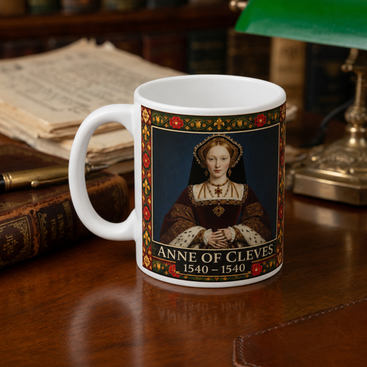 Anne of Cleves Portrait Mug — Tudor History Gift for History Lovers
