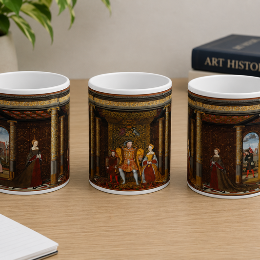 Henry VIII & Family Portrait Mug — Tudor Dynasty History Gift